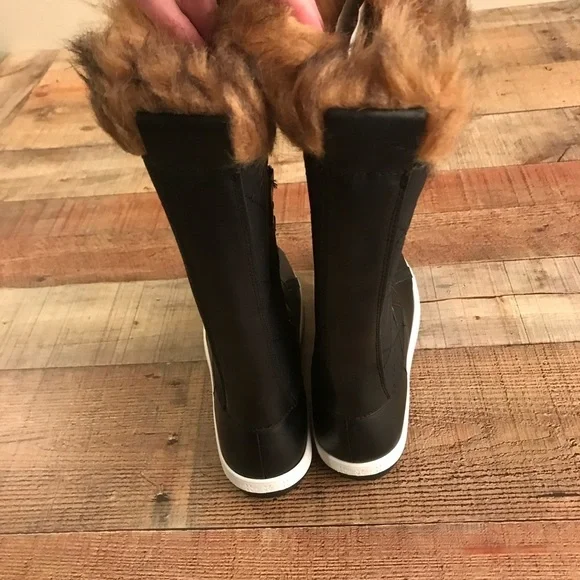 Just fab cold weather lace up boots with faux fur Marley - 7.5 - Picture 6 of 10